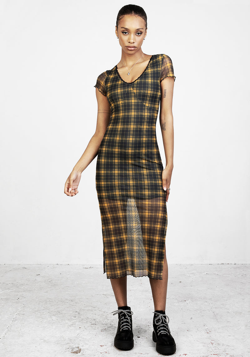 Sally Mesh Maxi Kleid