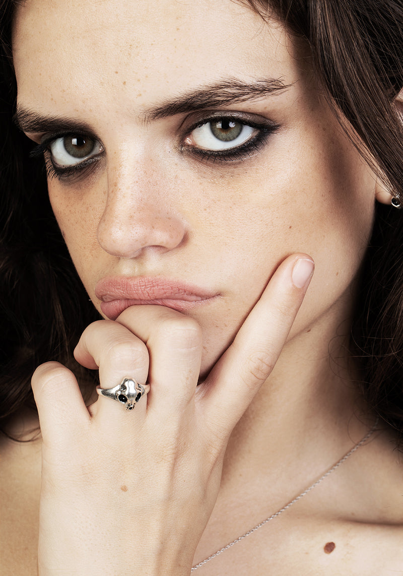 Sphynx Silber Ring