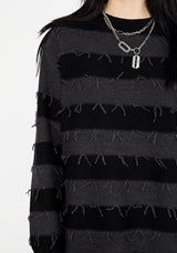 Nancy Streifen Oversize Pullover
