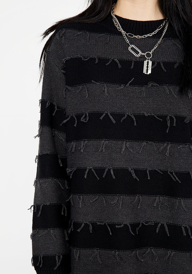 Nancy Streifen Oversize Pullover