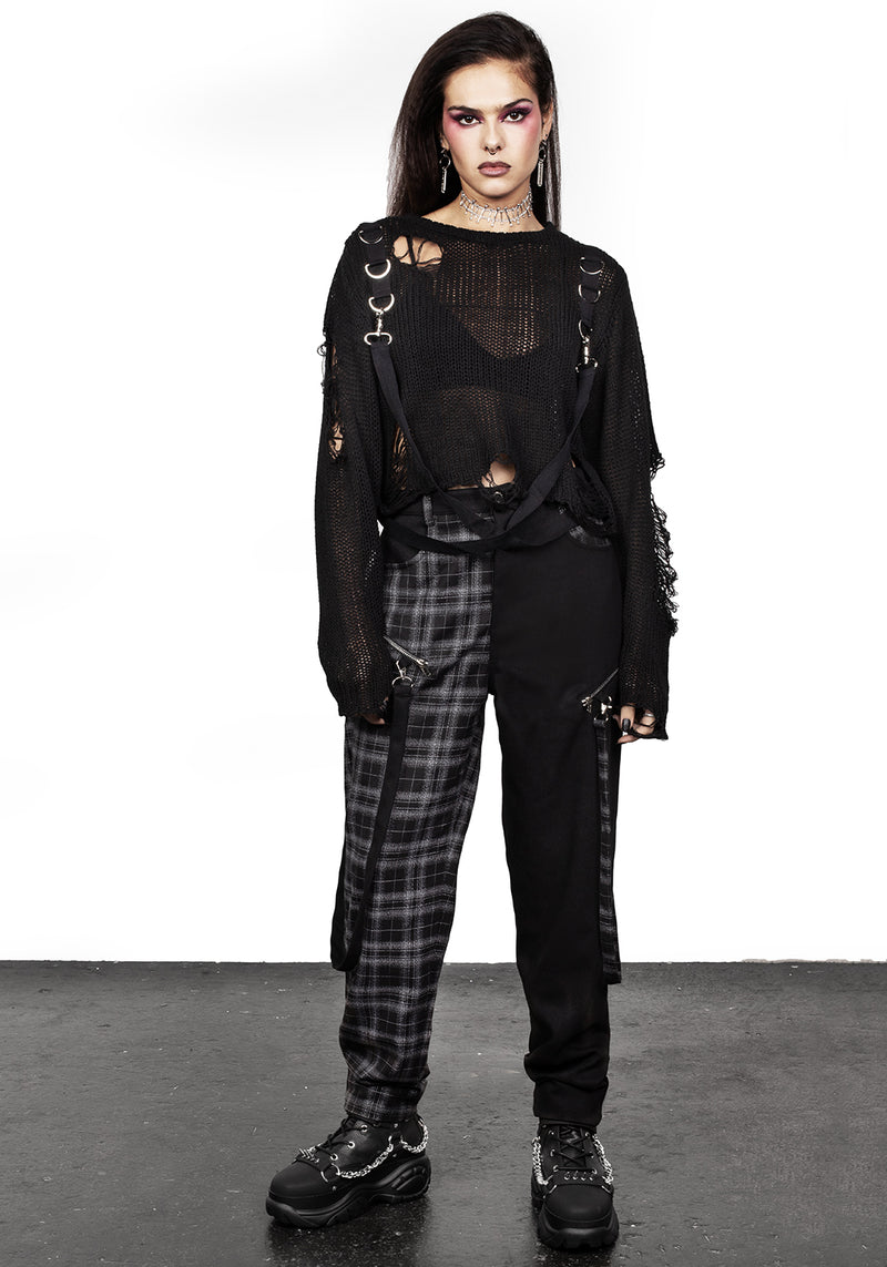 Rebellion Beschläge Bondage Pullover