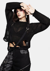 Rebellion Beschläge Bondage Pullover
