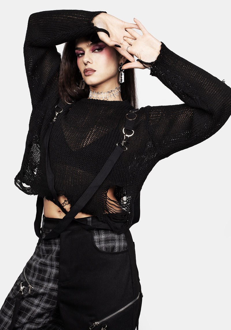 Rebellion Beschläge Bondage Pullover