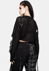 Rebellion Beschläge Bondage Pullover