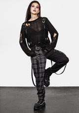 Rebellion Beschläge Bondage Pullover