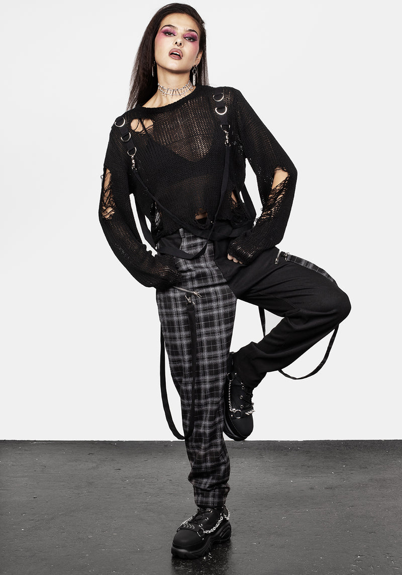 Rebellion Beschläge Bondage Pullover