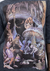 Frazetta Die Secret People Kurz Ärmel T-Shirt Kleid