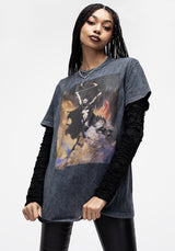 Frazetta Woman Mit Scythe Kurz Ärmel T-Shirt