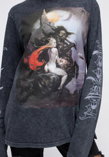 Frazetta Moonmaid Lang Ärmel T-Shirt