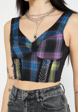 Rebel Korsett Top