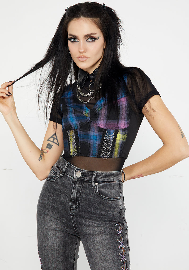 Rebel Korsett Top
