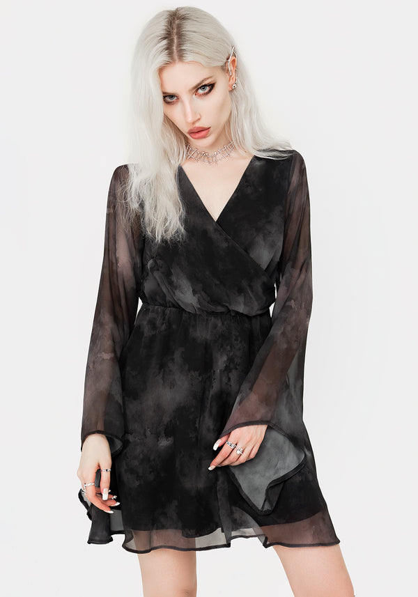 Tempest Ausgestellt Ärmel Mini Kleid