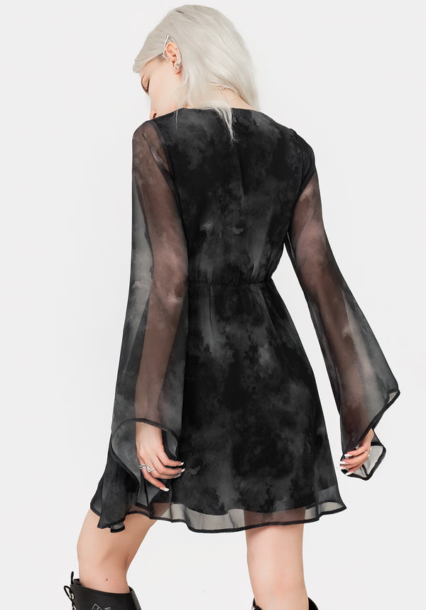 Tempest Ausgestellt Ärmel Mini Kleid