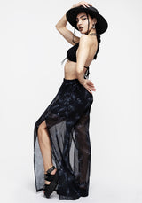 Bracken Transparent Chiffon Weit Bein Hosen