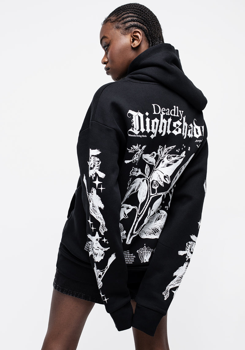 Nightshade Unisex Reißverschluss Thru Kapuzensweatshirt