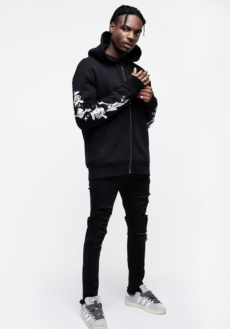 Nightshade Unisex Reißverschluss Thru Kapuzensweatshirt