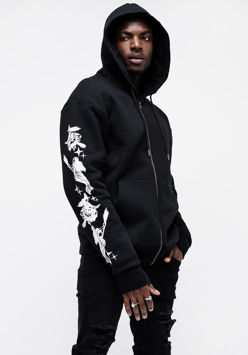 Nightshade Unisex Reißverschluss Thru Kapuzensweatshirt