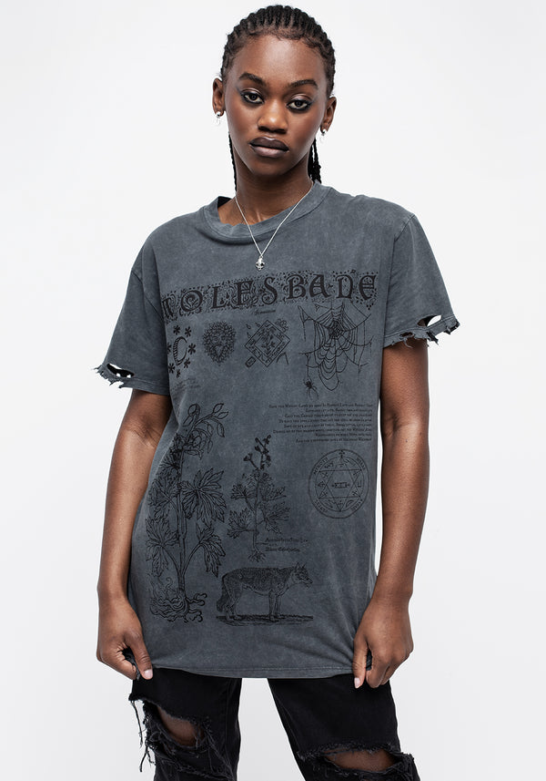 Wolfsbane Distressed Tee
