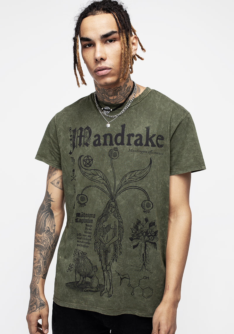 Mandrake Kurz Ärmel T-Shirt - Grün