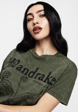Mandrake Kurz Ärmel T-Shirt - Grün