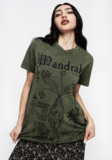 Mandrake Kurz Ärmel T-Shirt - Grün