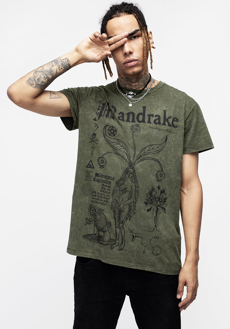 Mandrake Kurz Ärmel T-Shirt - Grün
