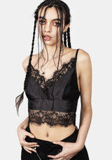 Akasha Kurz Spitze Besatz Bralette