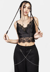 Akasha Kurz Spitze Besatz Bralette