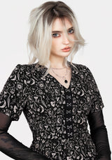 Craft V-Ausschnitt Midi Kleid