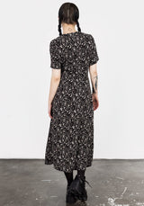 Craft V-Ausschnitt Midi Kleid