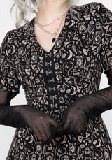 Craft V-Ausschnitt Midi Kleid