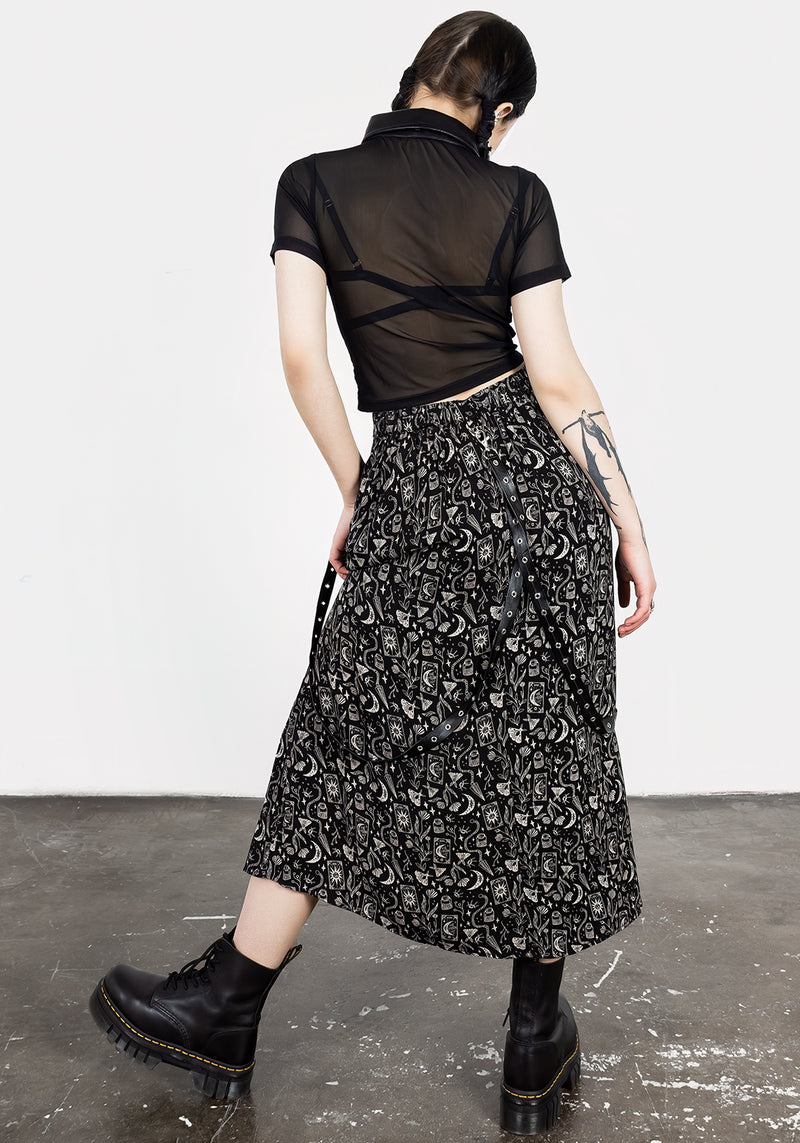 Craft Kunstleder Riemen Midi Rock