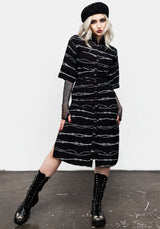 Barbed Kimono Hemd Kleid