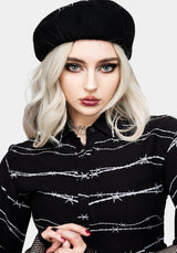 Barbed Kimono Hemd Kleid