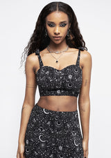 Stellaluna Knopf Gerafft Bralette