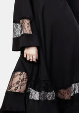 Amaya Spitze Gepaneelt Midi Kleid