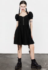 Mortem Rüsche Mini Kleid