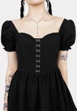 Mortem Rüsche Mini Kleid