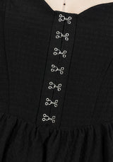 Mortem Rüsche Mini Kleid