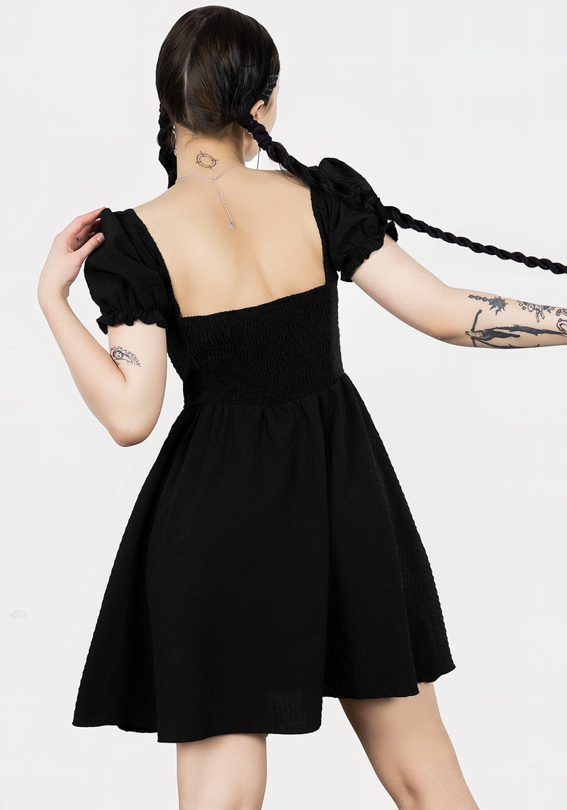 Mortem Rüsche Mini Kleid