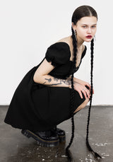 Mortem Rüsche Mini Kleid