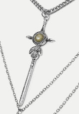Valkyrie 4 Gelagert Rune Halsband Halskette
