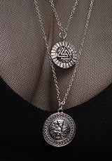 Valkyrie 4 Gelagert Rune Halsband Halskette