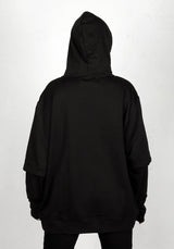 Spike Face Cowl Kapuzensweatshirt