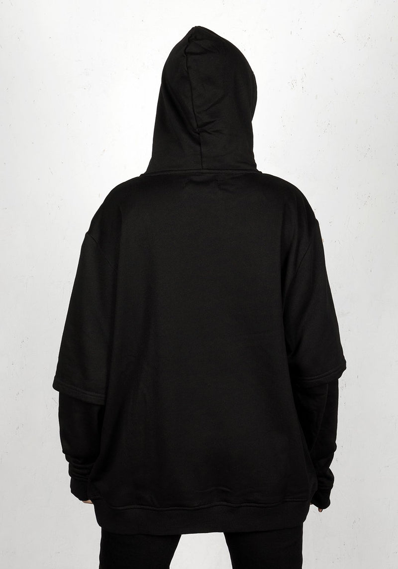 Spike Face Cowl Kapuzensweatshirt