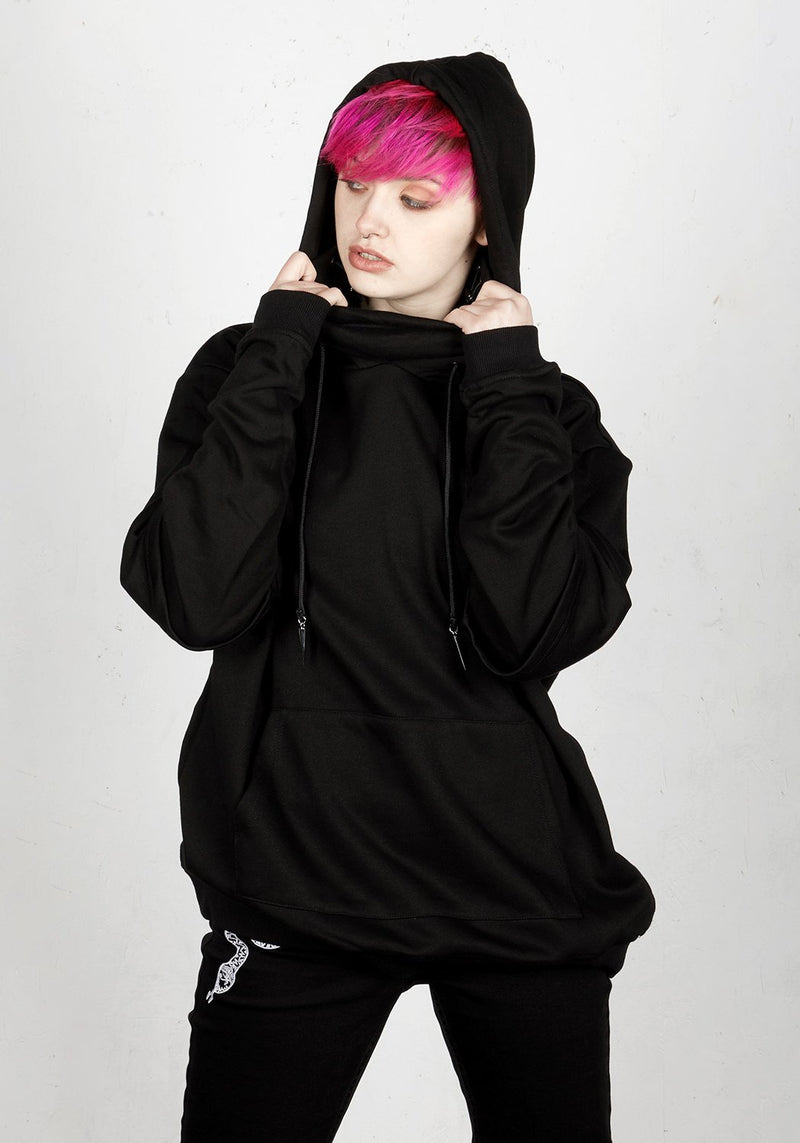 Spike Face Cowl Kapuzensweatshirt