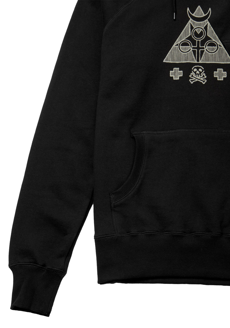 Mystisch Pullover Kapuzenshirt