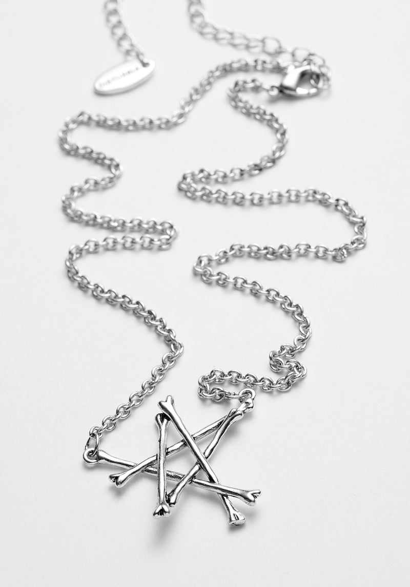 Pentagramm Bones Halskette