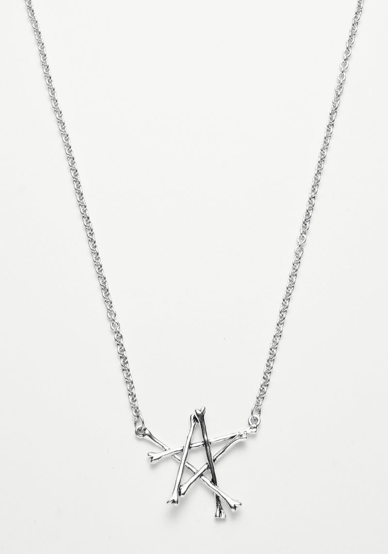 Pentagramm Bones Halskette