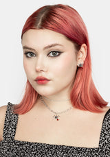 Bleeding Eye Cz Kette Halsband
